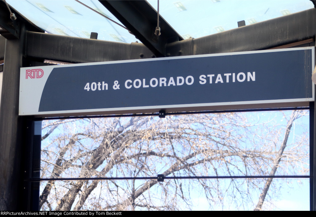 Station sign